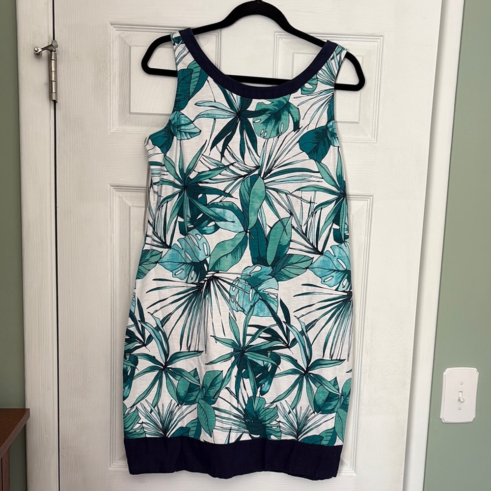 Tommy Bahama Blue,Green White Dress